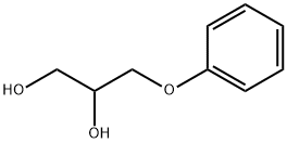 3-苯氧基-1,2-丙二醇 结构式