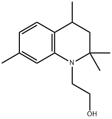 1-(2-羟基乙基)-1,2,3,4-四氢-2,2,4,7-四甲基喹啉 结构式