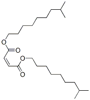 马来酸二异癸酯 结构式