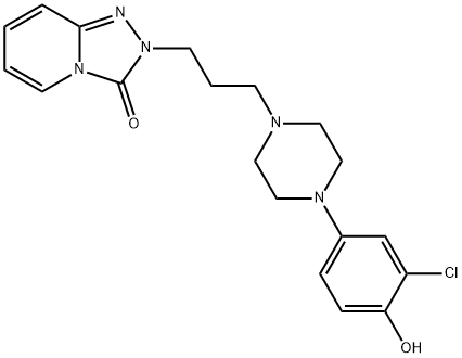 4-Hydroxytrazodone 结构式