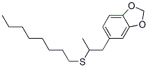 1,2-(Methylenedioxy)-4-[2-(octylthio)propyl]benzene 结构式