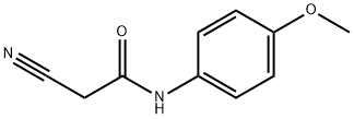2-氰基-N-(4-甲氧基苯基)乙酰胺 结构式