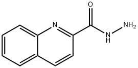2-喹啉甲酸,肼 结构式