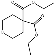 diethyl tetrahydropyran-4,4-dicarboxylate 结构式
