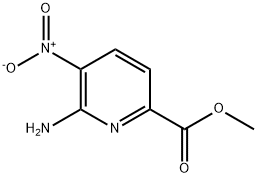 6-氨基-5-硝基-2-吡啶甲酸甲酯 结构式