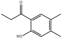 4'5'-DIMETHYL-2'-HYDROXYPROPIOPHENONE 结构式