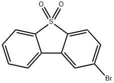 2-溴二苯并噻吩-5,5-二氧化物 结构式