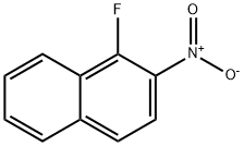 1-氟-2-硝基萘 结构式