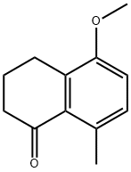 5-甲氧基-8-甲基-3,4-二氢萘-1(2H)-酮 结构式