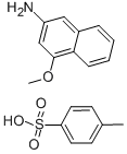 4-甲氧基-2-萘胺 结构式