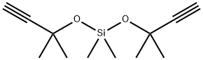 二[(1,1,二甲基-2-丙炔基)氧基]二甲基硅烷 结构式