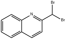 2-(二溴甲基)喹啉 结构式