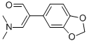 ALPHA-[(DIMETHYLAMINO)METHYLENE]-1,3-BENZODIOXOLE-5-ACETALDEHYDE 结构式