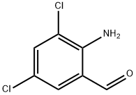 2-氨基-3,5-二氯苯甲醛 结构式