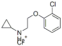 [2-(2-氯苯氧基)乙基]环丙基氯化铵 结构式