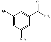 3,5-二氨基苯甲酰胺 结构式