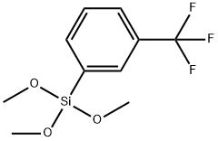 间 - (三氟甲基)苯基三甲氧基硅烷 结构式