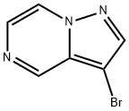 3-溴吡唑并[1, 5-A] 吡嗪 结构式