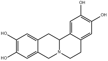 2,3,10,11-tetrahydroxyberbine 结构式