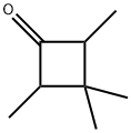 2,3,3,4-Tetramethylcyclobutanone 结构式