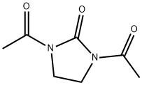 1,3-二乙酰基-2-咪唑烷酮 结构式