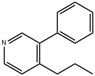 3-phenyl-4-propylpyridine 结构式