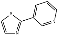 2-吡啶-3-噻唑 结构式