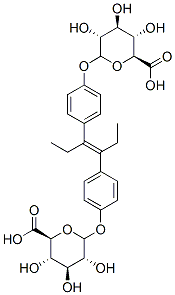 diethylstilbestrol bisglucuronide 结构式
