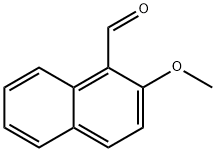 2-甲氧基-1-萘醛 结构式