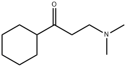 1-CYCLOHEXYL-3-(DIMETHYLAMINO)PROPAN-1-ONE 结构式
