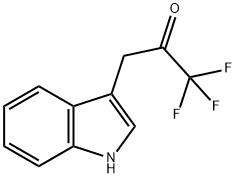 1,1,1-TRIFLUORO-3-(1H-INDOL-3-YL)PROPAN-2-ONE 结构式