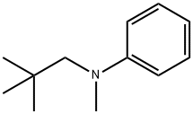 N-(2,2-Dimethylpropyl)-N-methylaniline 结构式