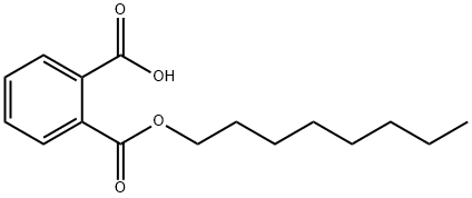 邻苯二甲酸单辛酯 结构式