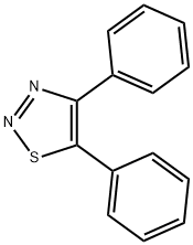 4,5-二苯基-1,2,3-噻二唑 结构式