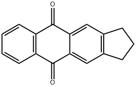 2,3-Dihydro-1H-cyclopent[b]anthracene-5,10-dione 结构式