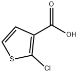 2-氯-3-噻吩甲酸 结构式