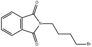 N-(4-溴丁基)邻苯二甲酰亚胺 结构式