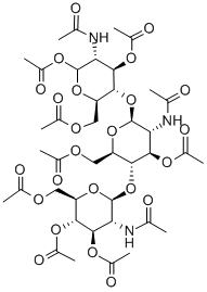 Chitotriose undecaacetate