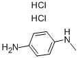 N-乙基-p-苯二胺 二盐酸化物 结构式