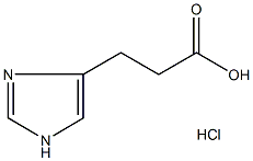 3-(1H-咪唑-4-基)丙酸盐酸盐 结构式