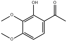 2'-羟基-3',4'-二甲氧基苯乙酮 结构式