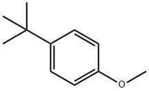4-叔丁基茴香醚 结构式