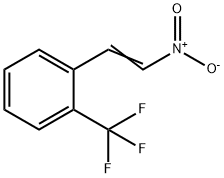1-(2-三氟甲基苯基)-2-硝基乙烯 结构式