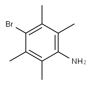 4-溴-2-,3,5,6-四甲基苯胺 结构式