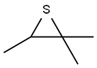 2,2,3-Trimethylthiirane 结构式