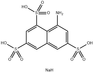 8-氨基1,3,6-萘三磺酸二钠盐 结构式