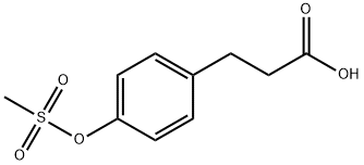3-(4-(甲基磺酰基)-6-氧代环己烷-1,3-二烯-1-基)丙酸 结构式