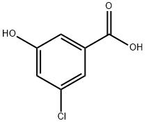 3-氯-5-羟基苯甲酸 结构式