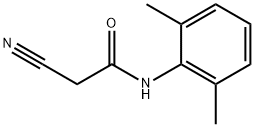 乙酰胺,2-氰基-N-(2,6-二甲基苯基)- 结构式