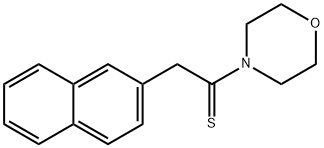 4-(2-NAPHTHYLTHIOACETYL)MORPHOLINE� 结构式